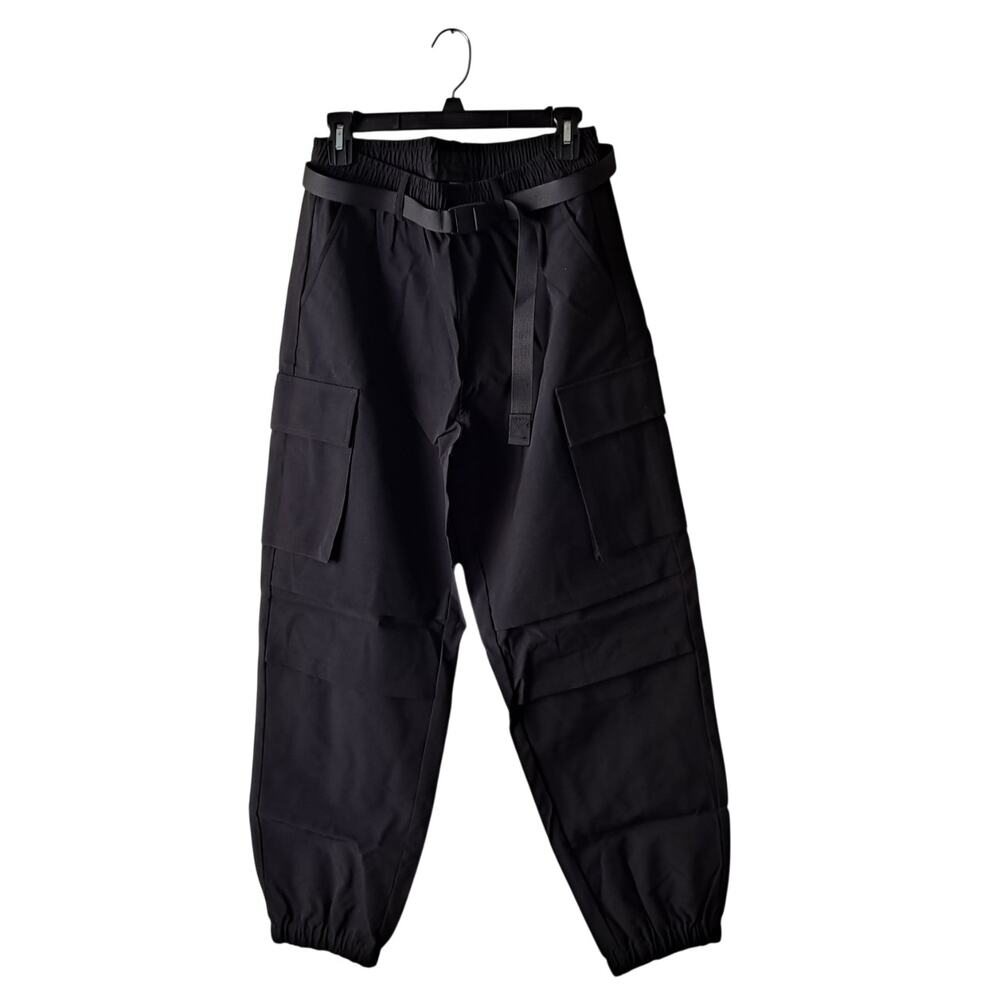 NWT Halara Hiking Cargo Joggers Belted Multiple Pockets Pants Black Women Size M